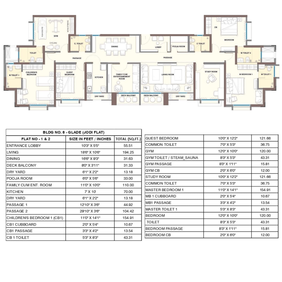 Sheth-Vasant-Lawns-Floor-Plan-Glade-3-BHK-Jodi-Unit