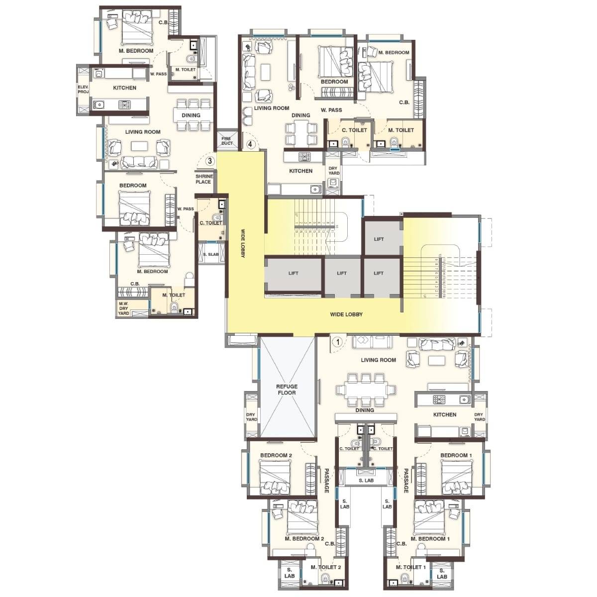 Sheth-Vasant-Lawns-Floor-Plan-Fern-Refuge-6th-11th-16th-21st-26th-31st