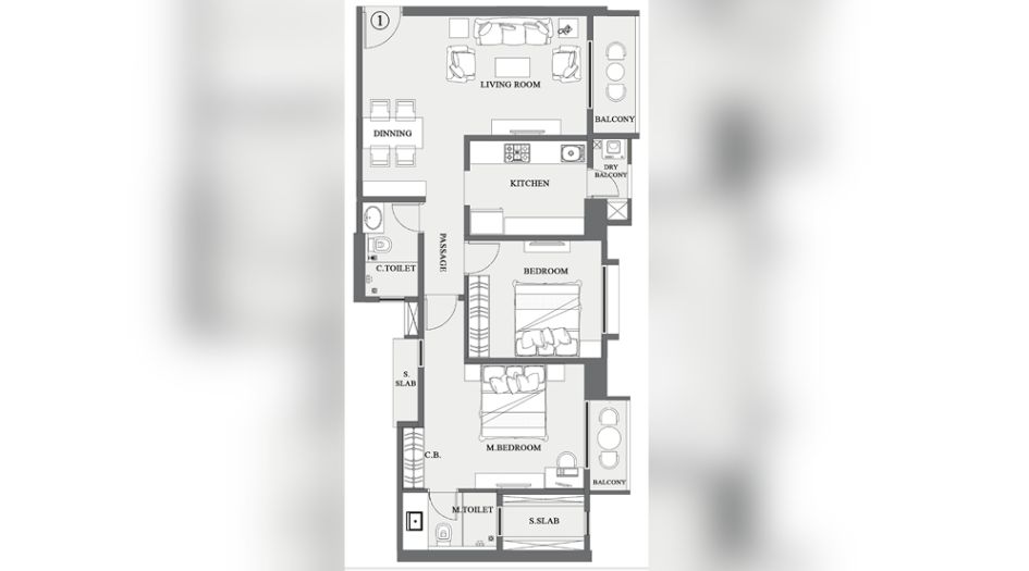 Sheh-Vasant-lawn-Fern-2BHK-830sqft-unit-plan